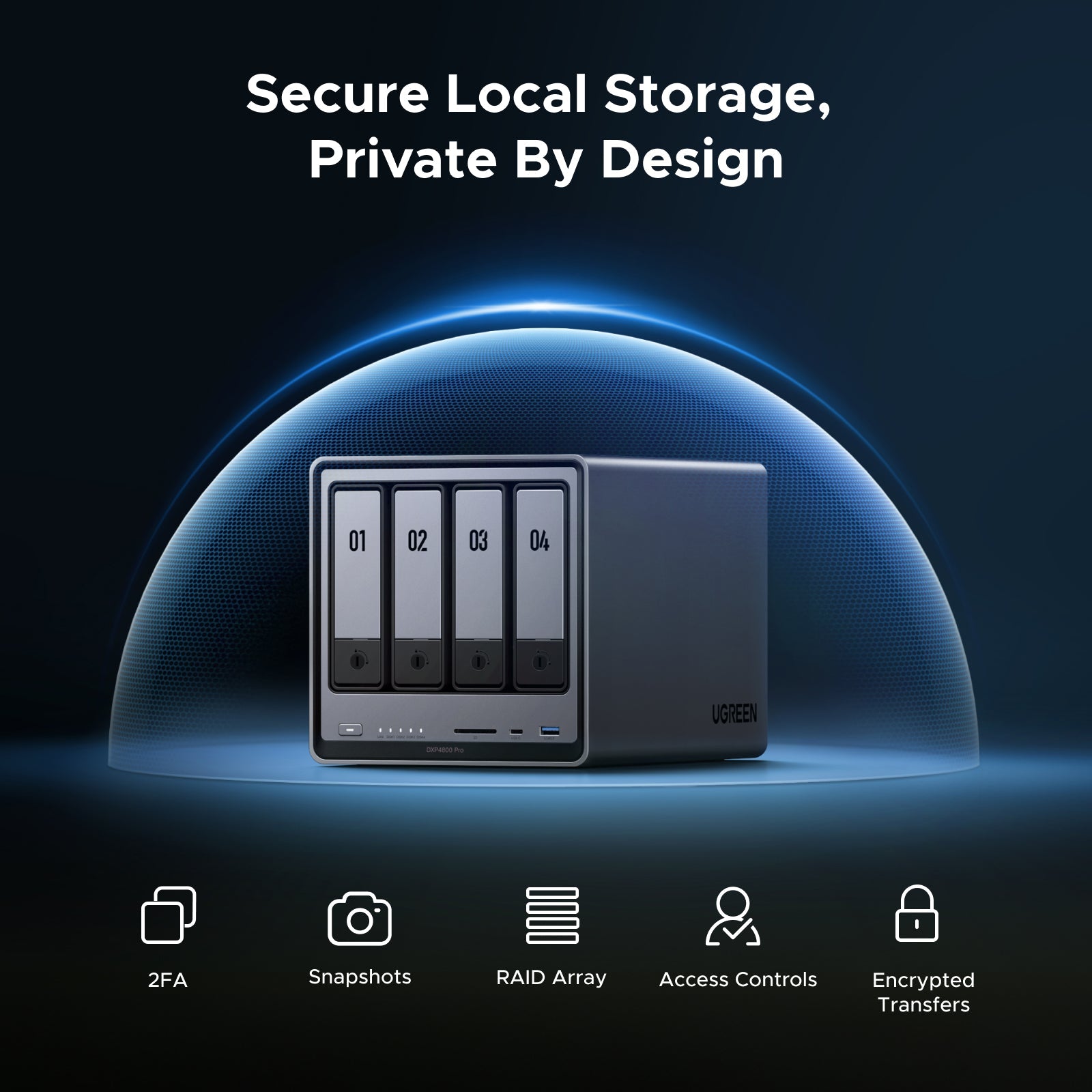 UGREEN NASync DXP4800 Pro | 4-Bay NAS | Up to 136TB – UGREEN NAS CA