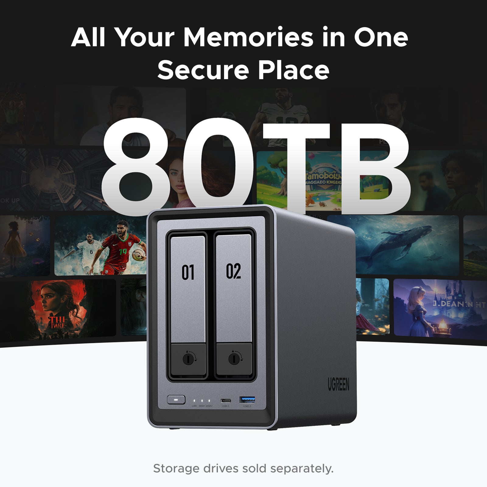 2 bay NAS Storage for Home | 14-day worry-free trial – UGREEN NAS CA