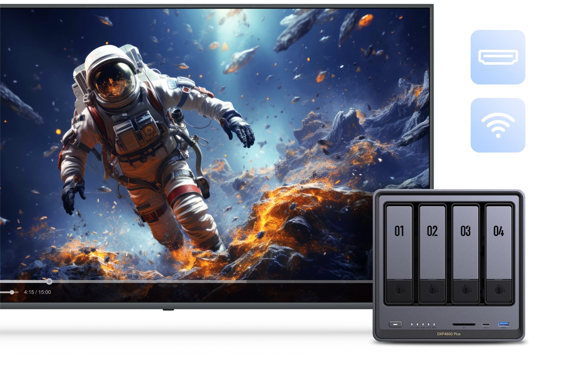 With  NAS Storage, You can experience life's amazing moments over & over