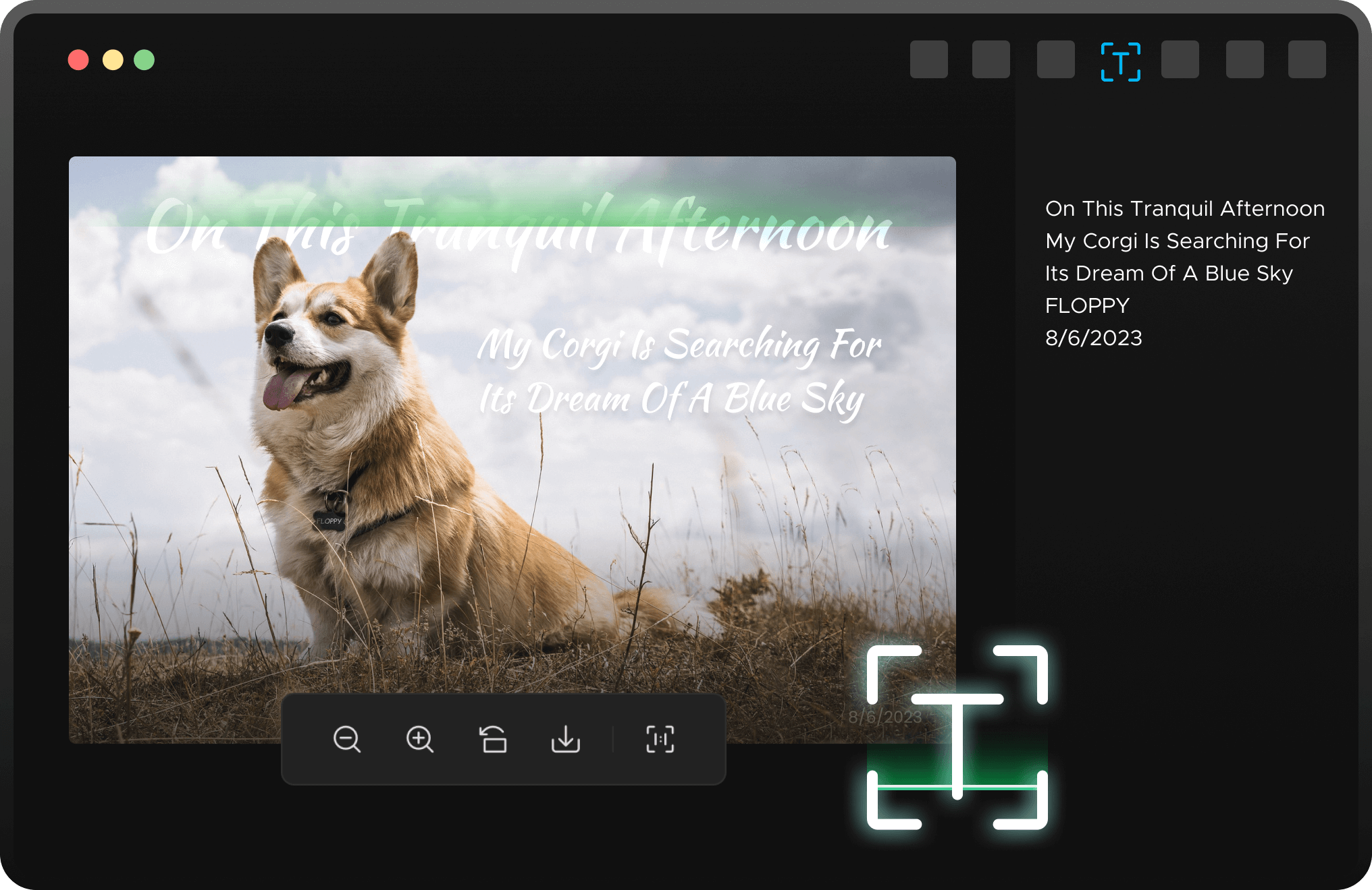 AI Smart Detection in Ugreen Nas can extract text