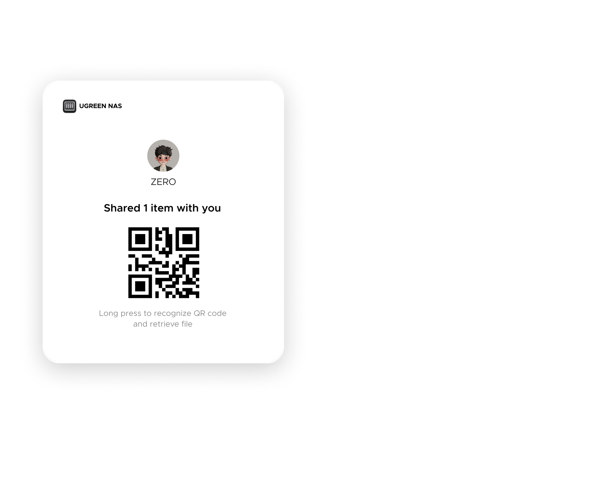 Create a link to watch a movie with other nas users.