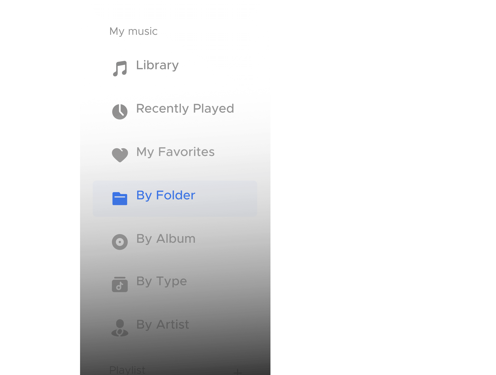 Ugreen Nas's Music Center offers categorized options
